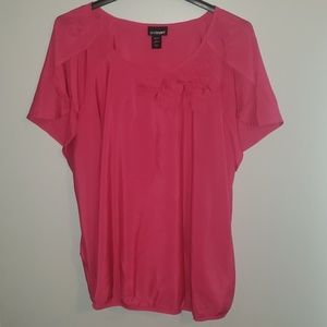 NWOT hot pink blouse
